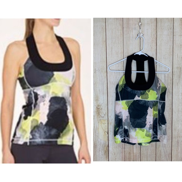 lululemon athletica Tops - Lululemon | Scoop Neck Tank Citron Tinted Canvas